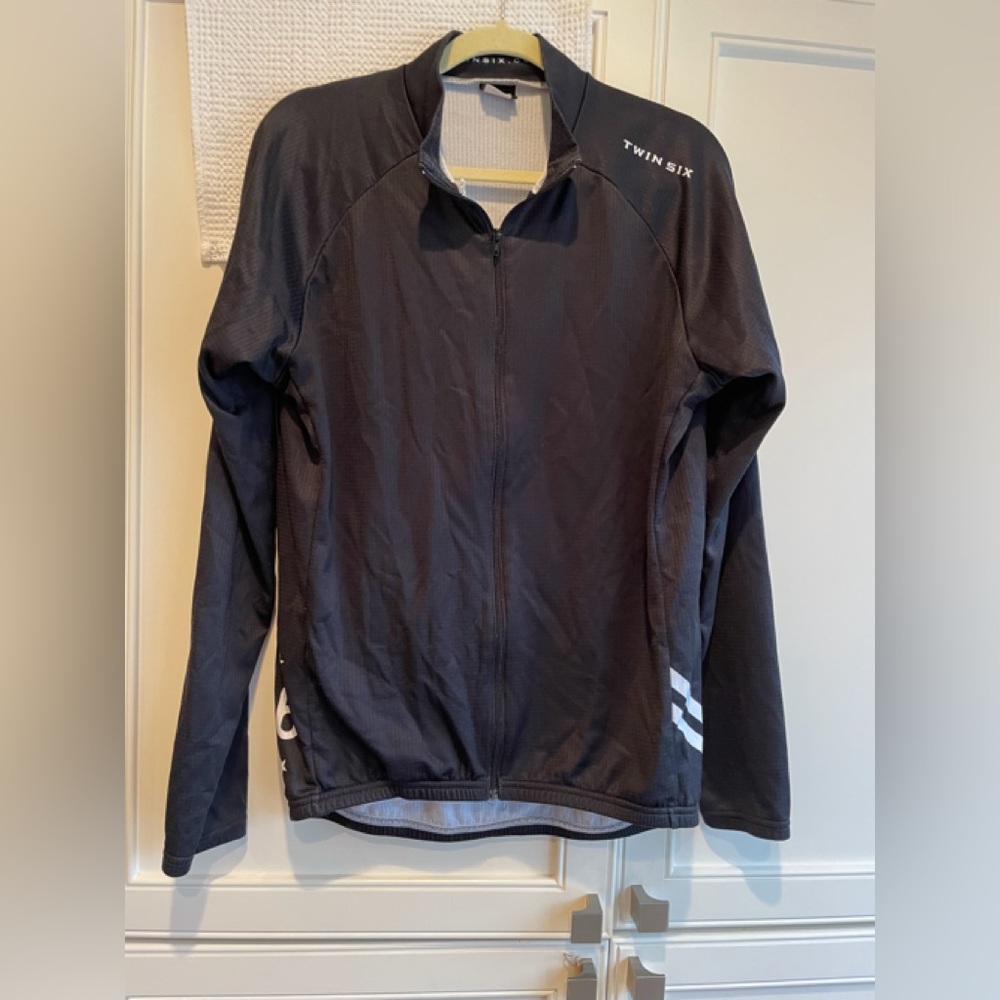 Men’s Twin Six cycling standard thermal long sleeved jersey, XL